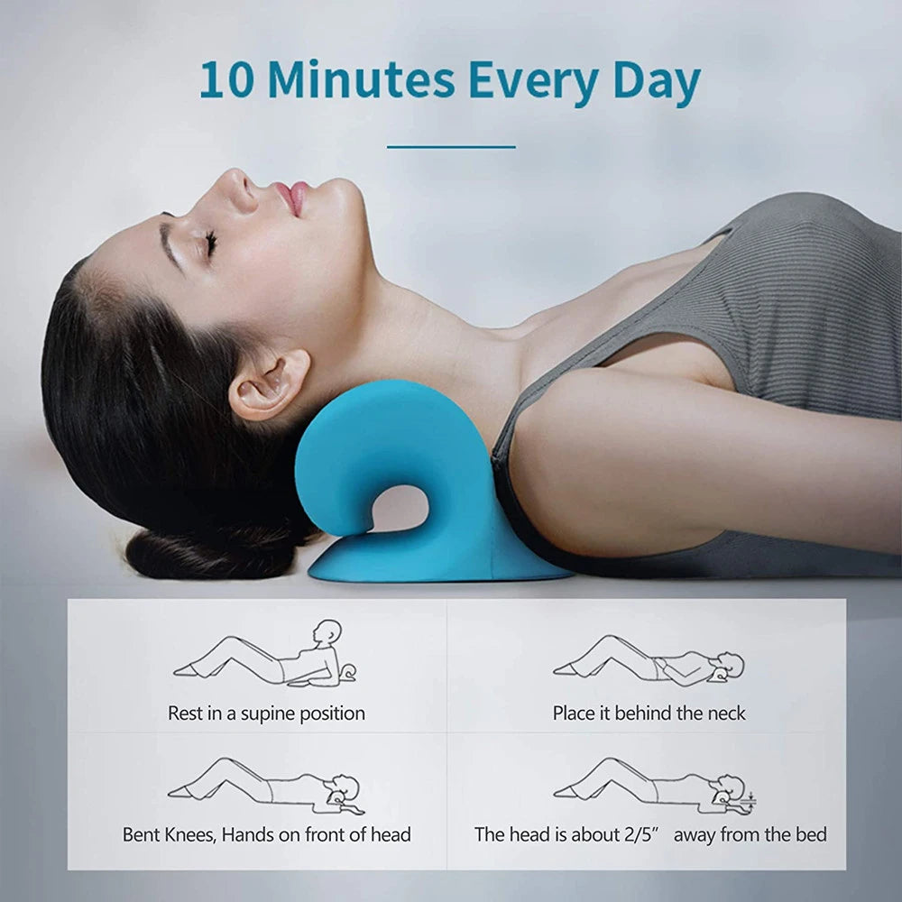 Neck Stretching and Massage Pillow